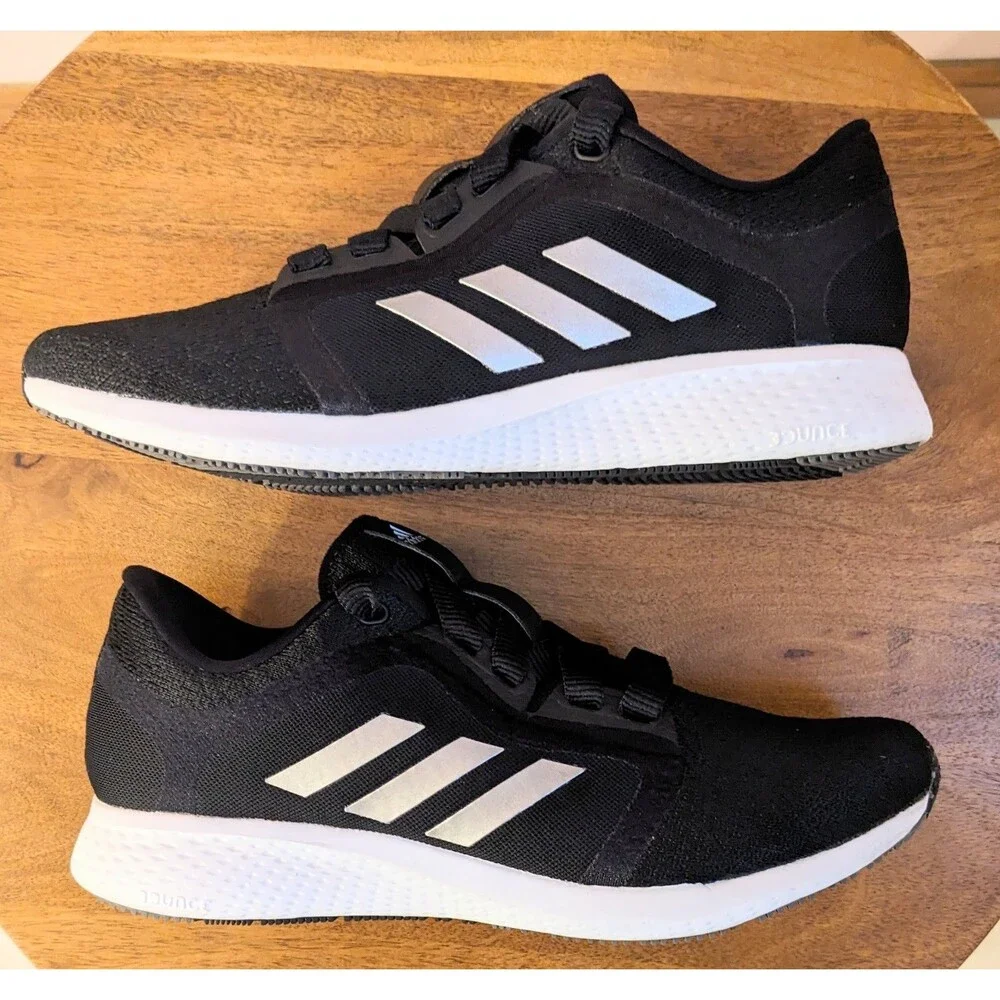 Adidas Women's Size 9.5 Edge Lux 4 Running Shoes Black White G58480